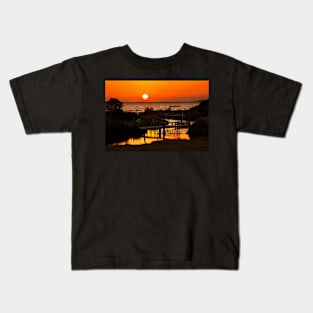 Sunset in Koronissia - Arta, Epirus Kids T-Shirt